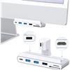 GEWOKLIY Adattatore USB 8 in 1 iMac con HDMI 4K a 60 Hz, USB 3.0 5 Gbps, lettore di schede SD/TF, dock USB C per iMac 24 M1/M3/M4
