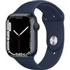 Apple Watch Series 7 (2021) GPS + Cellular 41 mm - Alluminio Mezzanotte - Cinturino Sport Blu, good