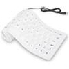 Agatige Tastiera in Silicone Impermeabile, 85 Tasti USB Cablata Tastiera Flessibile Portatile in Silicone Morbida e Silenziosa Tastiera Rollup per PC Laptop Notebook e Viaggio (Bianco)
