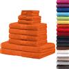 NatureMark, Set di Asciugamani in Spugna, 10 Pezzi di Diverse Misure, 4 Asciugamani, 2 Asciugamani da Doccia, 2 Asciugamani per Ospiti, 2 Guanti, Set di Alta qualità, 100% Cotone, Terracotta, 10 TLG.