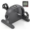 RYGEO Mini cyclette per esercizi a pedale, per gambe e braccia (grigio)