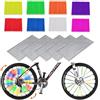 Yeria Riflettori per Raggi, 136 Pezzi Catarifrangente Bici, 8 Colores Riflettori Raggi Bicicletta, Adesivi Bici, Ruota Riflettori a Raggi visibilità a 360 ° e Montaggio Facile