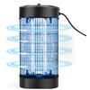HKC Lampada Antizanzare Elettrica, Zanzariera Elettrica con 2 9W lampade UV Trappola, Lampada Zanzare con Gancio portatile, Superficie Effettiva 80m² Repellente per Zanzare Contro Tarme, Mosche
