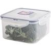 LocknLock Lock And Lock, Contenitore Quadrato da 1,2 L, Colore: Trasparente/Blu, plastica, Semi Transparent, 1,2 l