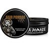immetee Cera Capelli Uomo, Cera Lucida Capelli Uomo, Cera Per Capelli, Cera Per Capelli A Base D'Acqua, Facile Da Lavare (120g) (CAFFÈ)
