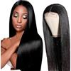Shoaiye Parrucche Capelli Veri 4X1 Straight Human Hair Wig Lace Front Parrucca Donna Umani Glueless Wear and Go Pre Plucked Free Part Unprocessed Natural Black Color 12 Inch