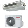 Toshiba CANALIZZABILE RIBASSATA Climatizzatore canalizzabile monosplit inverter - unità esterna DIGITAL INVERTER 2.5 kW unità interna 10000 BTU