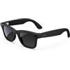 Ray-Ban Meta Wayfarer larga, Nero opaco, Grafite sfumata polarizzate