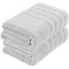 EDB 2 teli da bagno extra large in 100% cotone pettinato egiziano, 600 g/m², asciugamani da bagno grandi, 100 x 200 cm (argento)