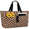 ISEYOU Borsa Mare Grande XXL Famiglia, Borsa Spiaggia con Chiusura Zip e Impermeabile, Leggera e Pieghevole, Multitasche ad Ampia Capacità Borsello Tracolla Donna per Shopping, Viaggio, Campeggio