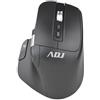 Adj Mouse Adj 510-00048 Ottico RGB Wireless/Bluetooth/Ricaricabile Tipo C 3200dpi Nero [510-00048]
