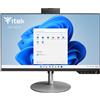 Itek Pc All-in-one 23.8" Itek ITPCAB2461BHW LGA 1700/64GB Nero [ITPCAB2461BHW]