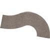 Noch 60316 Curva Strutturata Cobblestone 7,5 cm di Larghezza, ca. 32 cm di Lunghezza, Colorata