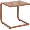 Bizzotto Tavolino Allumino TAYLOR 40X40 PECAN