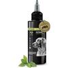 Peticare Detergente Orecchie Cani e Gatti - Gocce per Igiene Auricolare Naturale - con Camomilla e Sale del Mar Morto - Contro Odori e Cerume