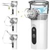 YQXTOOEL Aerosol Portatile Silenzioso, Digitale Display Macchina Aerosol Adulti e Bambini, Ricaricabile E USB-C Ultrasuoni Nebulizzatore Aerosol, Pulizia Automatica Nebulizzatori & Accessori