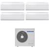 Samsung - Climatizzatore Samsung WindFree Elite S2 wifi quadri split 7000+7000+7000+9000 btu inverter A++ in R32 AJ080TXJ4KG