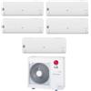 Lg - Climatizzatore LG Libero Smart wifi penta split 7000+7000+7000+7000+12000 btu inverter in R32 MU5R30