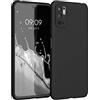 kwmobile Custodia Compatibile con Xiaomi Redmi Note 10 5G Cover - Back Case per Smartphone in Silicone TPU - Protezione Gommata - nero matt