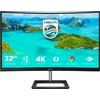 Philips Monitor Philips E Line 328E1CA/00 LED display 80 cm (31.5") 3840 x 2160 Pixel 4K Ultra HD LCD Nero [328E1CA/00]