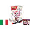 Pokemon 151 Bundle Box 6 Buste Mini Display Pack Mew Scarlatto e Violetto ITA