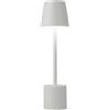 PYRAMIDEA Lampada Bianca da Tavolo Senza Fili Ricaricabile con Presa USB, 3 Luci Led Diversa Intensità LRP11B