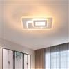 BUYBUY Lampadario LED 45W, Telecomando 2.4G, Luce Regolabile 4000lm BBLED033