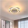 BUYBUY Lampadario LED 77W, Telecomando 2.4G, Luce Regolabile 5900lm BBLED018