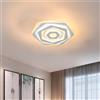 BUYBUY Lampadario LED 85W, Telecomando 2.4G, Luce Regolabile 5900lm BBLED025