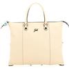 Gabs Borsa A Mano G3 Plus M Black Trasformabile Donna Pelle Ecru