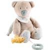 Nattou Peluche Carillon in Poliestere, Jules l'Orso, Ninna Nanna La-Le-Lu, Con Anello, Ca. 30 cm, Romeo, Jules e Sally, Beige
