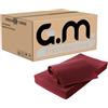 G.M. DISTRIBUZIONE 20 Strisce Tovaglie in TNT 120x50cm Colore BORDEAUX, Scriscia Tovaglie Coprimacchia in TNT Tessuto non Tessuto Ideali per la ristorazione vari colori
