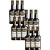 Ponti, Aceto Balsamico Modena I.G.P., Proveniente da Uve di 7 Vitigni Selezionati e Pregiato Aceto di Vino, Ideale per Insaporire Carni Rosse Crude e Cotte, 100% Made in Italy, 12 Bottiglie da 500 ml