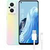 OPPO Reno 8 Lite 5G - Telefono cellulare libero, 8GB+128GB, fotocamera 64+2+2+16MP, Smartphone Android, Batteria 4500mAh, Ricarica Rapida 33W, Dual SIM - Rainbow