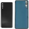 Senza Marchio KIT 3 Pezzi n.1 Copri Batteria + 1 biadesivo + 1 lente compatibile con SAMSUNG GALAXY A70 SM-A705F A705 n.1 retro Posteriore Back Cover Retro Scocca + adesivo + lente con cornice (Nero)