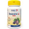 LONGLIFE Srl LongLife Resveratrol 4x Forte - Integratore Antiossidante - 60 Capsule