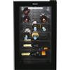 Candy Cantinetta Vino con Compressore 21 Bottiglie, Classe G - 7 Ripiani, Luce Interna, Lampada LED colore Nero - CWC 021 M/NF