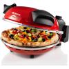 Ariete Forno Pizza Elettrico Potenza 1200 Watt Timer con Pietra Refrattaria colore Rosso - 0909/00