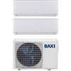Baxi Climatizzatore Dual Split Inverter 9000+12000 Btu /h Condizionatore con Pompa di Calore Classe A++/A+ Deumidificatore Gas R32 (Unità Interna + Unità Esterna) - LSGT50-2M Serie Astra