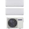 Baxi Climatizzatore Dual Split Inverter 9000+12000 Btu Condizionatore con Pompa di calore Classe A++/A+ Gas R33 (Unità Interna + Unità Esterna) JSGNW25+35+LSGT40-2M Astra