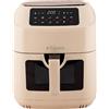 Tognana Friggitrice ad Aria Capacità 9.2 Litri Potenza 2150 Watt Doppia Resistenza con Timer colore Champagne - D2DFA06IRCH Iridea