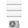 Hisense Climatizzatore Trial Split Inverter 7000+9000+12000 Btu Condizionatore con Pompa di Calore Classe A++/A+ Gas R32 (Unità Interna + Unità Esterna) - CF20/25YR04G/35MR04G+3AMW52U4RJC Hi-Comfort