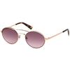 Web Eyewear WE0270 5333Z Occhiali da Sole, Gold/Other/Gradient Or Mirror Violet, 53 Unisex-Adulto