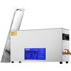 VEVOR Pulitore ad Ultrasuoni 10L Dispositivo per Pulizia Ultrasuoni Macchina per Pulizia ad Ultrasuoni da 300W con Timer Riscaldatore, Pulitore Digitale da 40 kHz con Cestello per Parti Gioielli