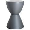 Kartell Prince Aha Sgabello, Grigio, 30 x 30 x 43 cm