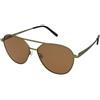 Serengeti Odell SS555002 | Occhiali da Sole Graduati o Non Graduati | Prova Online | Unisex | Metallo | Tondi | Oro | Adrialenti