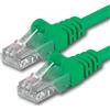 1aTTack.de 7684408 1x 1m Green Cavo di rete Cat6 Cat 6 Ethernet LAN 1000 Mbit/s RJ45