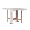 LIBEROSHOPPING Tavolo da pranzo richiudibile in legno 136x74 cm SUSANNA Bianco
