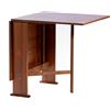 LIBEROSHOPPING Tavolo da pranzo richiudibile in legno 136x74 cm SUSANNA Noce