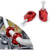 Fast Pro Manubrio per motoBar Mount Clamp Riser - CR125R 00-07 CR250R 99-07 CRF250R 04-17 CRF450R 02-18 CRF450RX 17-18 CRF250X 04-17 CRF450X 05-17 - (1 1/828MM) (rosso)